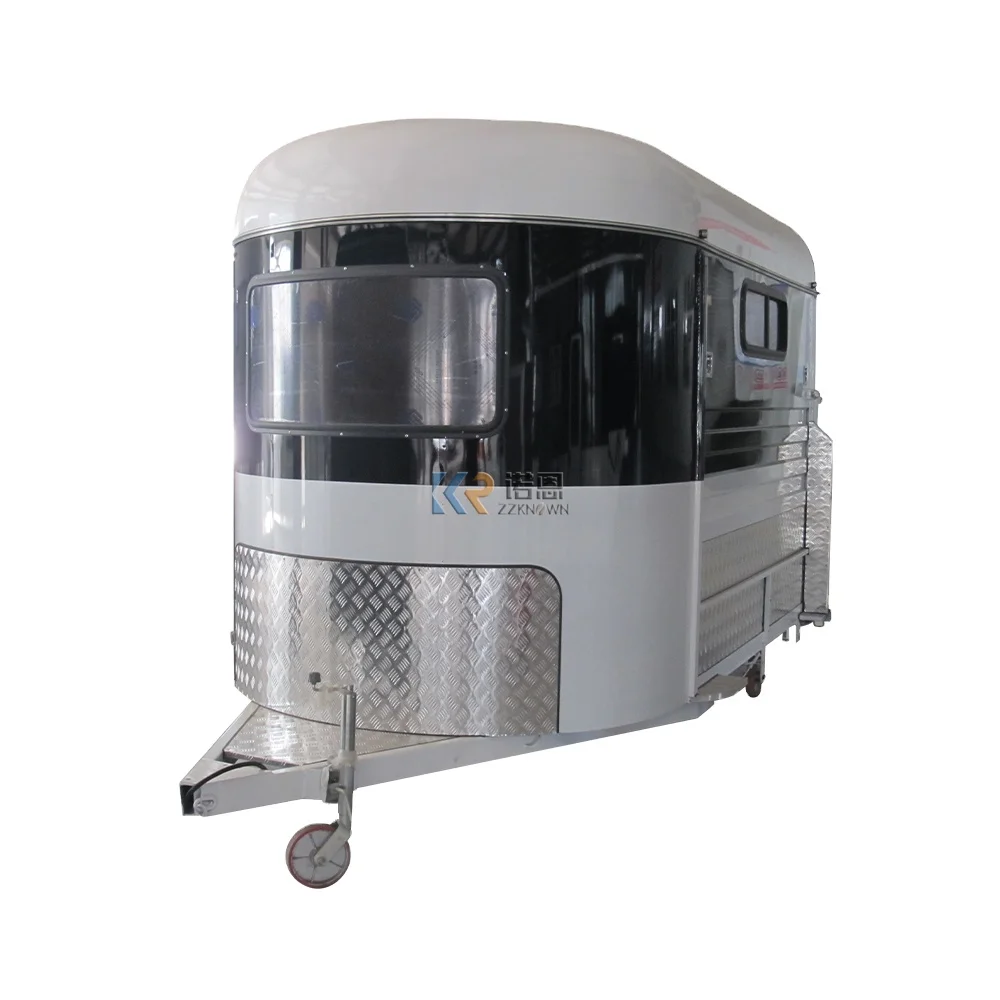 OEM Horse Trailer Standard 2 Horses Trailer China Factory  Mobile Horse Cart with Living Area