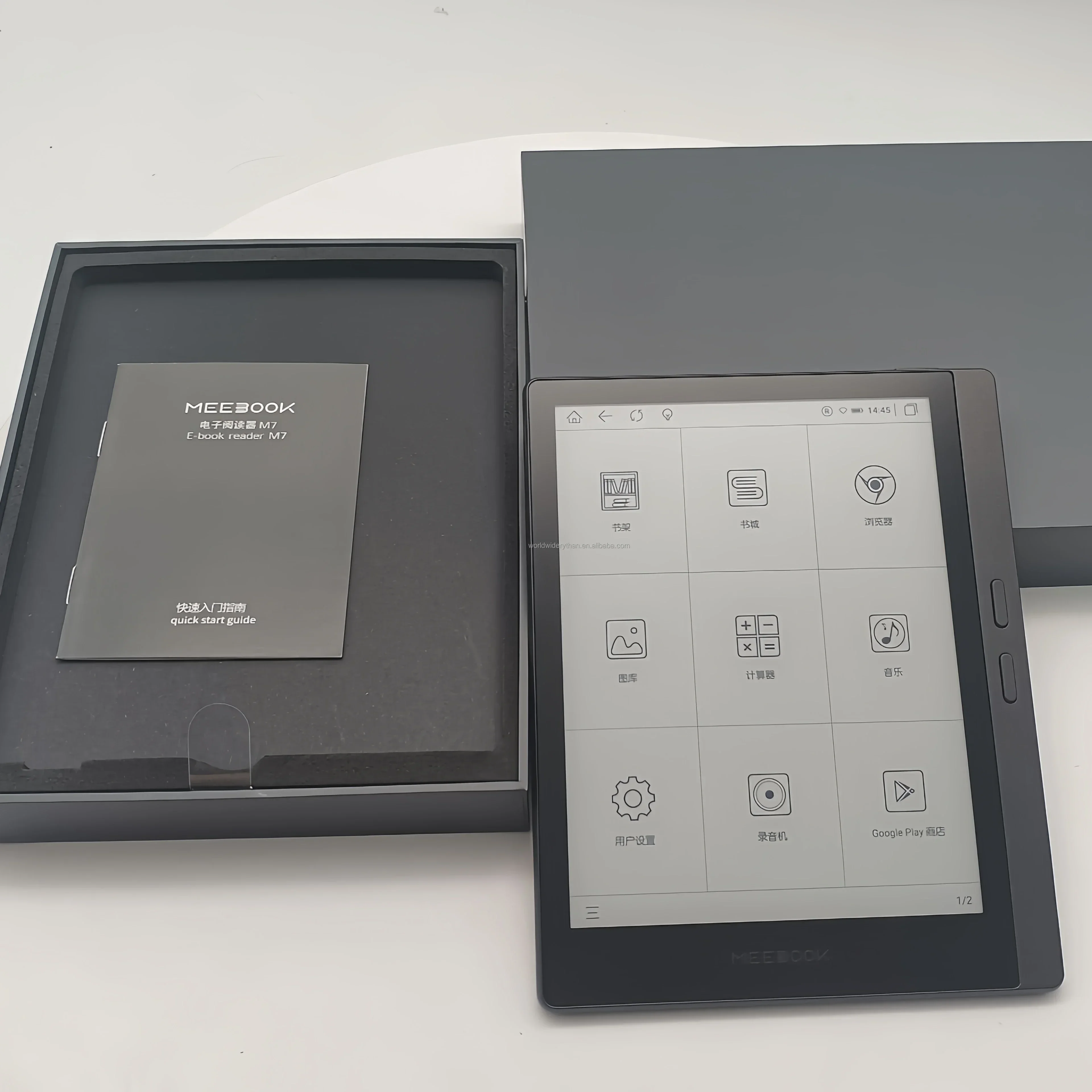 Available at home and abroad with 6.8 inch high-definition Android 11 ink screen e-reader two-color mild WIFI Bluetooth