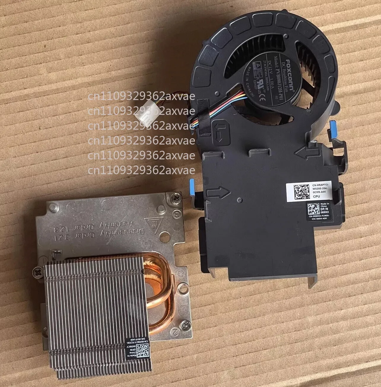 New For Dell Precision T3260 80W CPU Cooler Heatsink with Fan KR9CY R89X3
