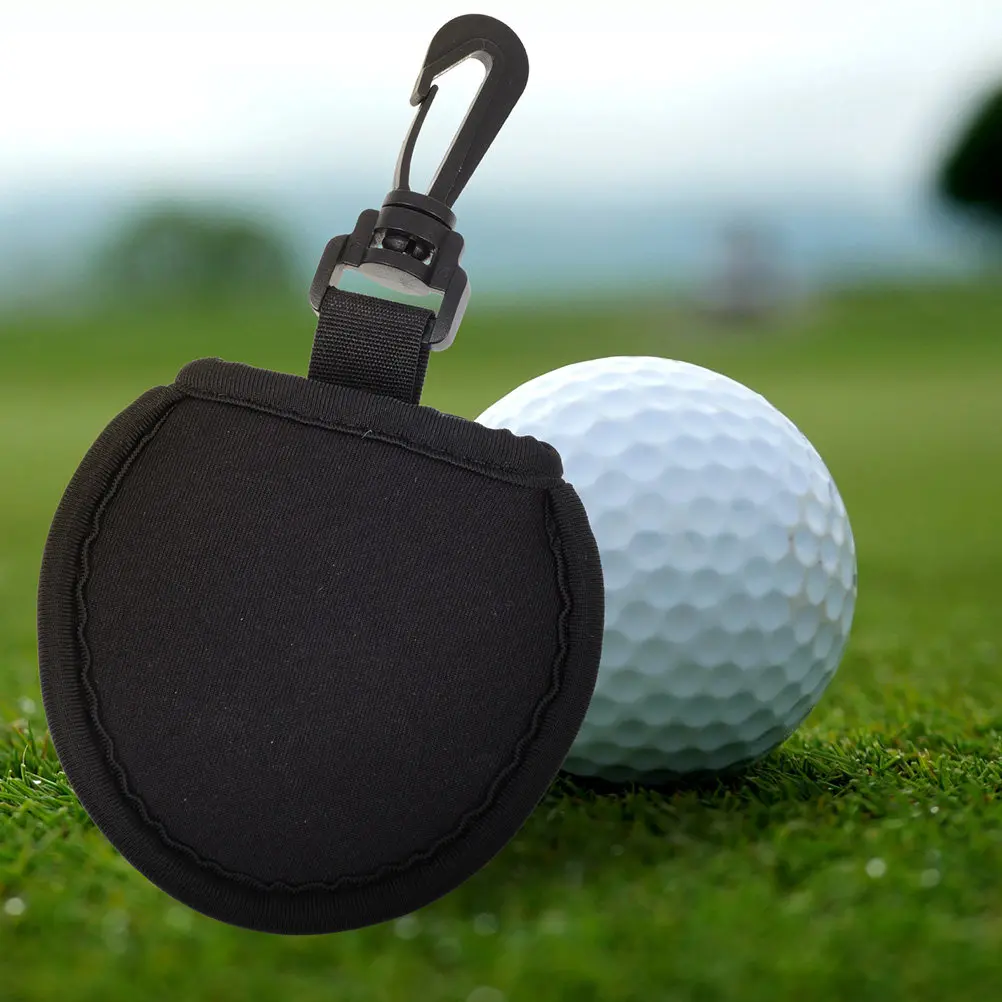 

2Pcs Golfs Ball Protective Covers Portable Cleaner Pouches Lightweight Easy Use Backpack Hanging Multipurpose Golfs Balls