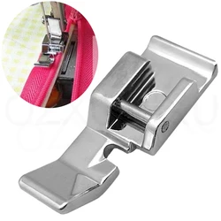 Snap On Domestic Sewing Machine Parts Presser Foot Zipper Foot 7306-3 (Narrow Right) #611406002 For Baby Lock Elna Accessories