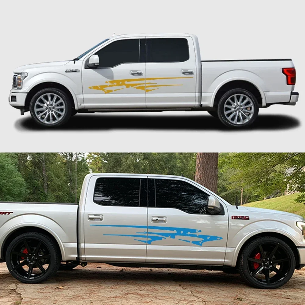 Universal Car Sticker For Ford F150 Ranger Chevrolet Silverado Toyota Hilux Maxus T60 GWM Cannon Isuzu Dmax Pickup Decal Decal