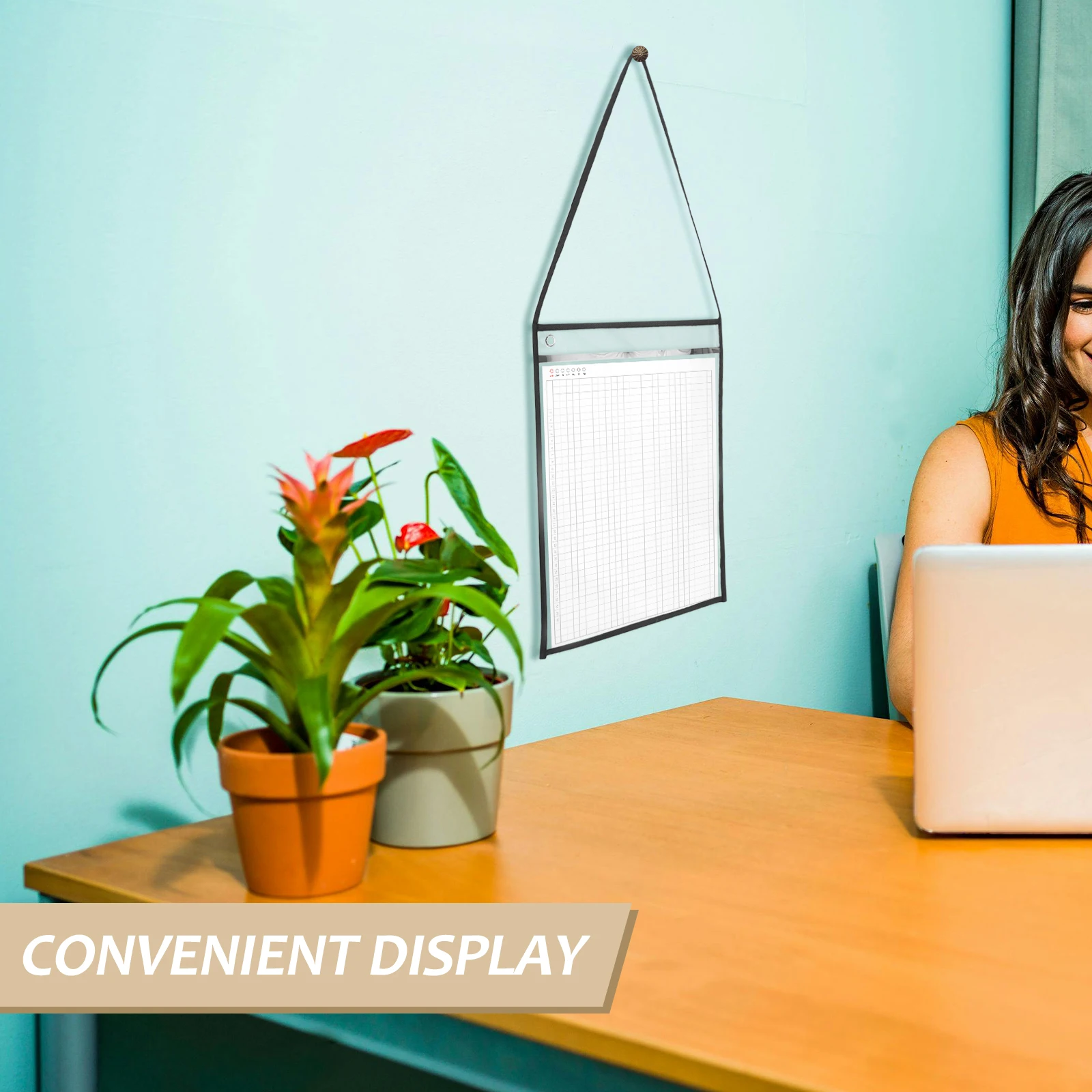 10 Buah Tempat Penyimpanan Tiket Kerja Gantung, Plastik Transparan yang Dapat Digunakan Kembali, Pengatur Pesanan Kerja, Kantong Dokumen Perbaikan untuk Rak Lemari Arsip