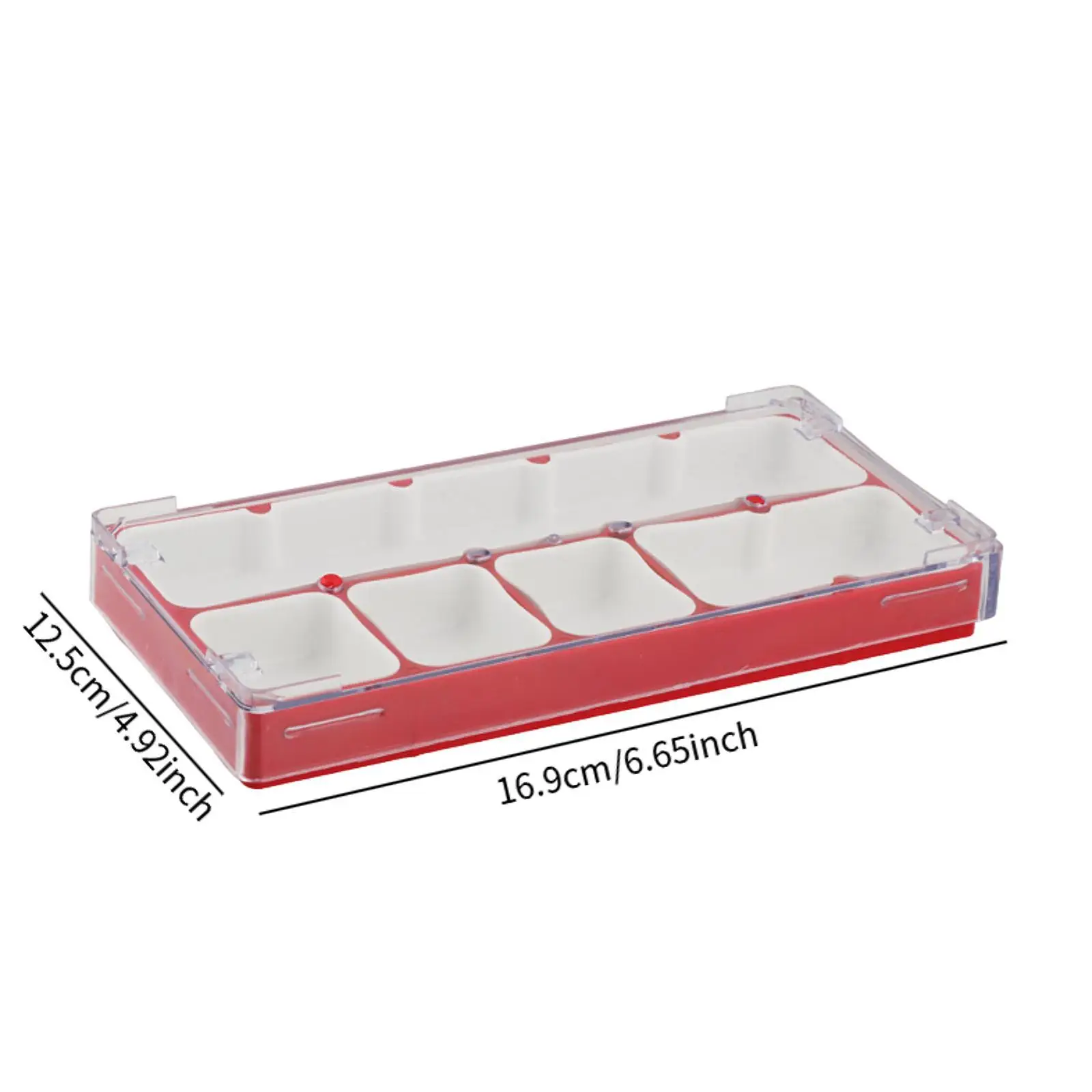 Watch Movement Parts Storage Box Tray with Dustproof Cover, Watch Repair Tools Multipurpose Watch Movement Dust Cover