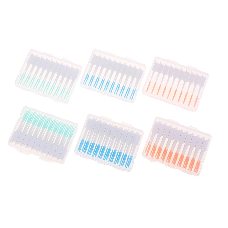 HOT❗20/40Pcs Between Teeth Oral Care Toothpick Interdental Brush Cleaning Dental Tool Floss Orthodontic Oral Dental Hygiene Tool