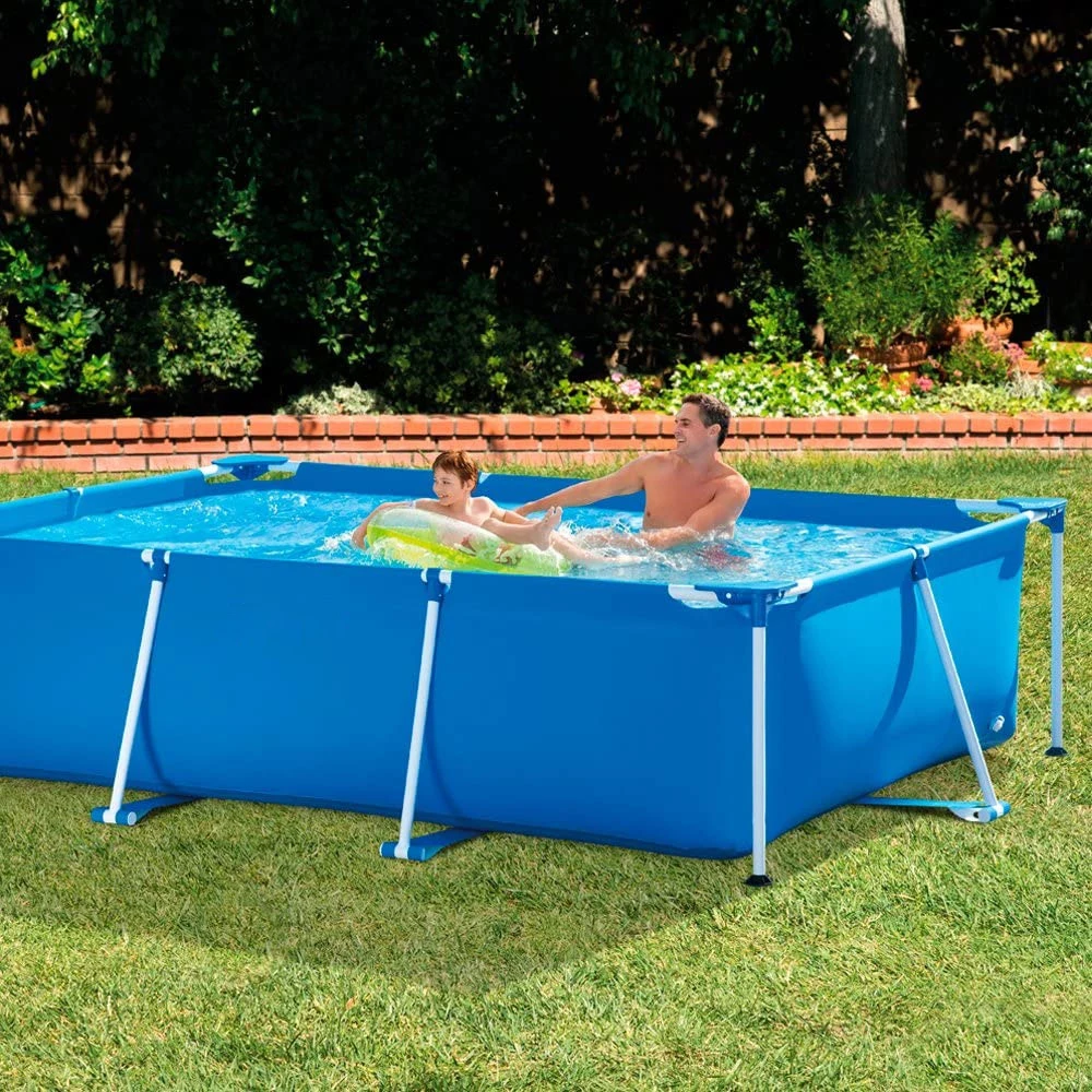 Rectangular Swimming Pool Above Ground Frame Pool 300*200*75cm 28272