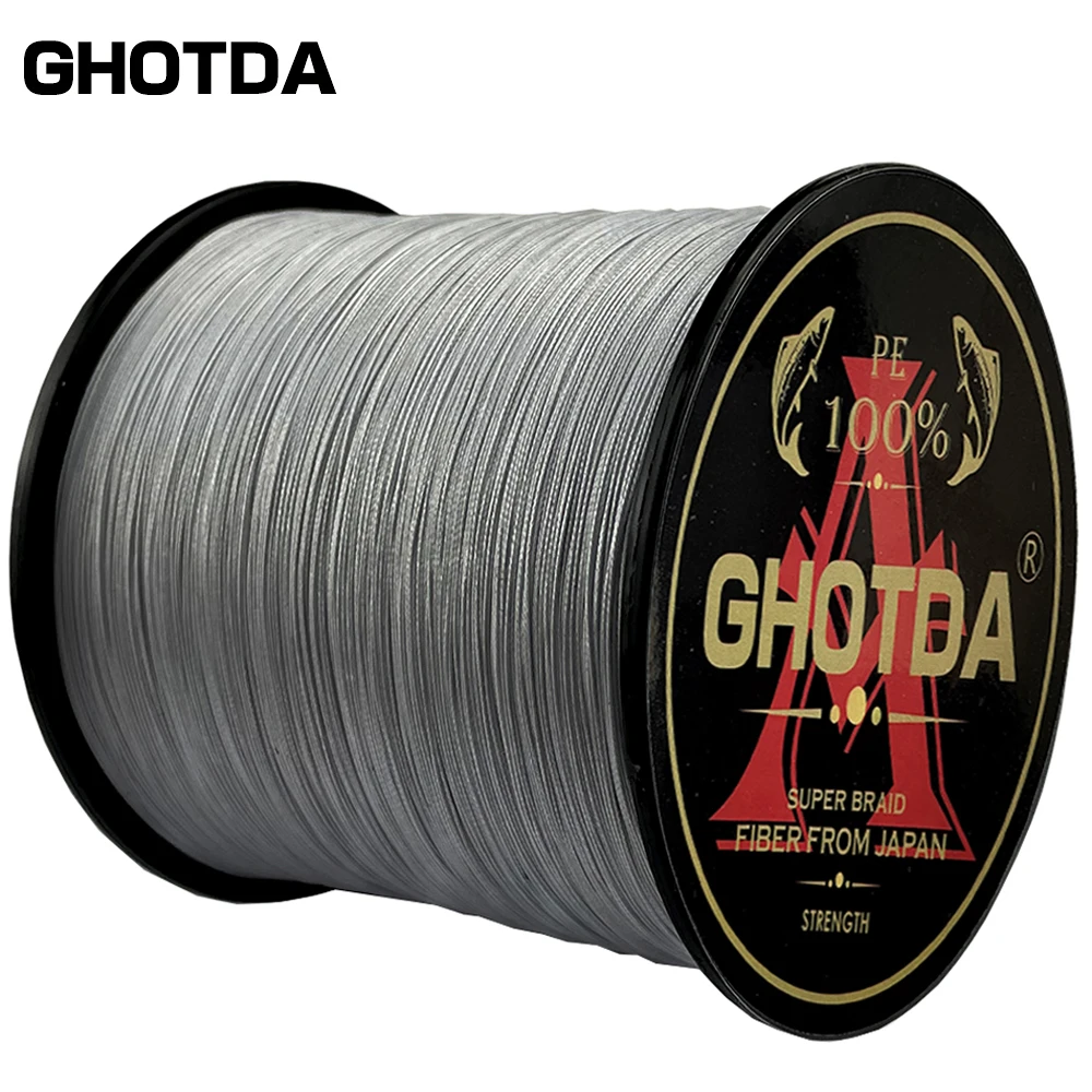 Línea Trenzada GHOTDA 4 Hebras – Multifilamento para Pesca - imagen 3