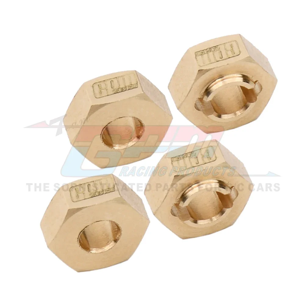 GPM Metal Brass Wheel Hexes Wheel Hub Adapter LOS-1764 for LOSI 1/24 Micro-B 2WD Buggy RTR LOS00007 Upgrade Accessories