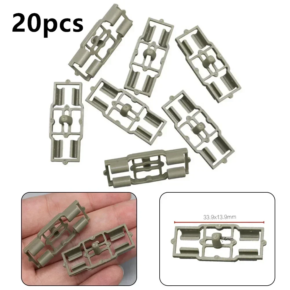 

20x Car Door Seal Clip Front Rear Door Fixing Buckle Retainer For BMW E53 51717006757 Car Clips Interior Accessories