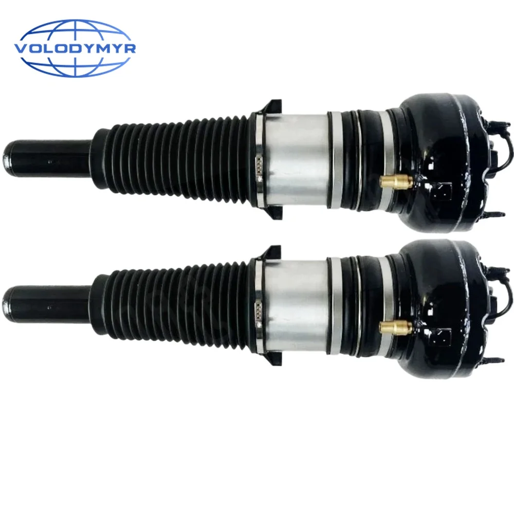 

2pcs For Audi A8 A8L S8 4D 4H 2009- Allroad Quattro Front L R Air Suspension Strut Shock 4F0616040 4f0616039