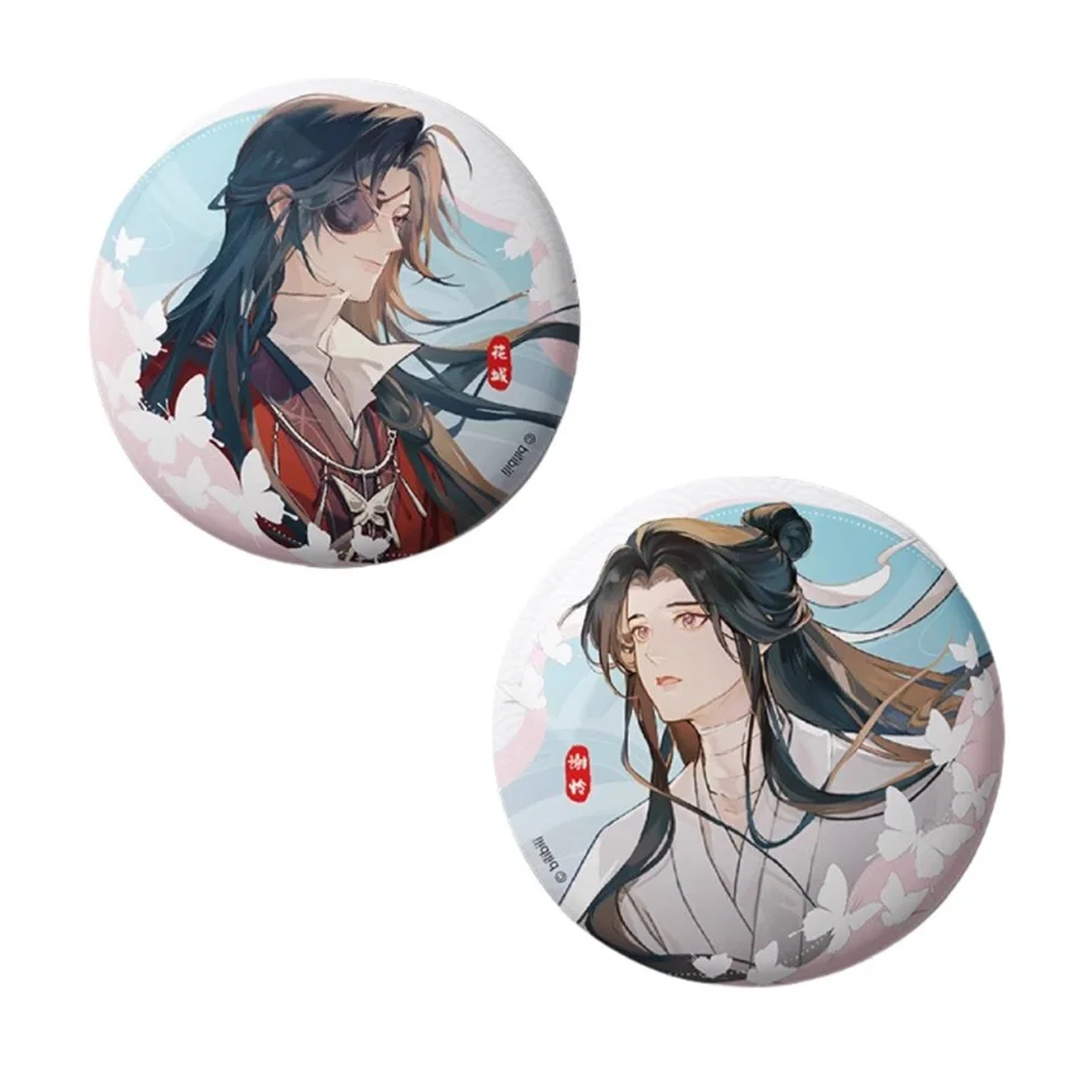 Anime TGCF Tian Guan Ci Fu Xie Lian Hua Cheng Cartoon Baji Badge Shikishi Card Keychain Cosplay Official Kids Gift Pre-order