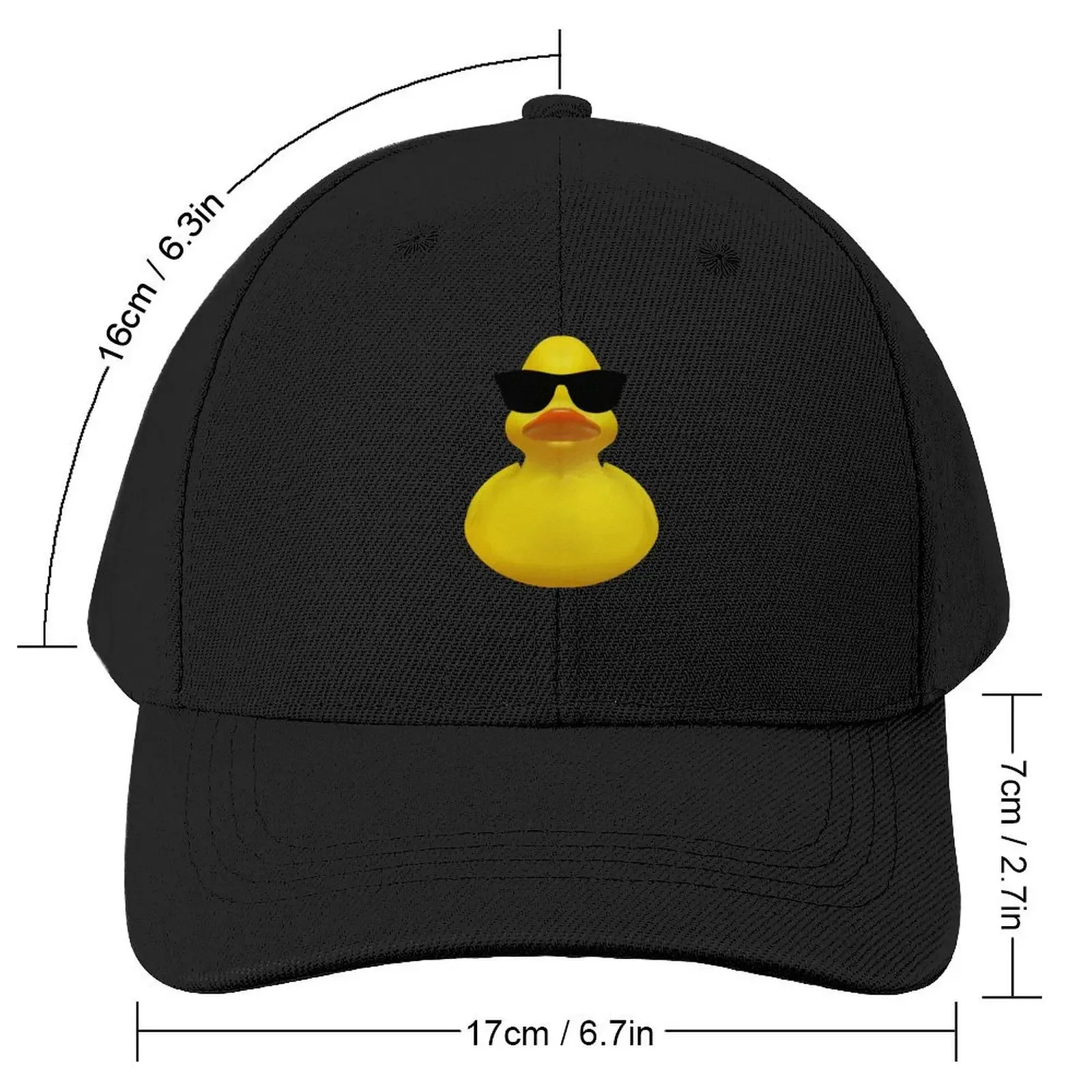 Cool Rubber Ducky Baseball Cap derby hat Sun Hat For Children Icon Sun Cap Mens Hats Women's