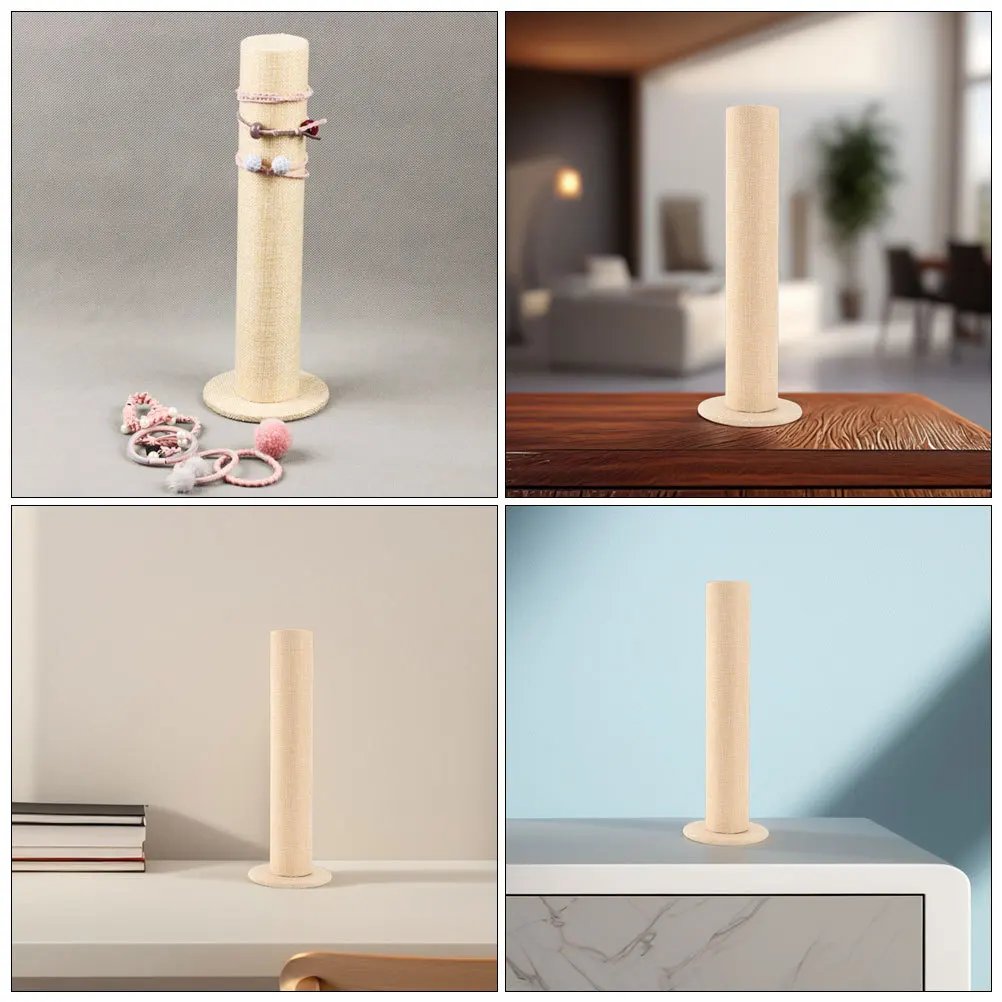 

Bracelet Display Stand Multifunctional Jewelry Holder For Bangles Watches Organizer Space Saving Vertical Rack Sturdy Pvc