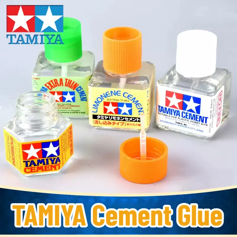 Pegamento de cemento Tamiya 87003/038 87113 87137/182 20/40ML cemento ABS de ajuste rápido Extra fino para modelo militar pegamento para hacer pasatiempo