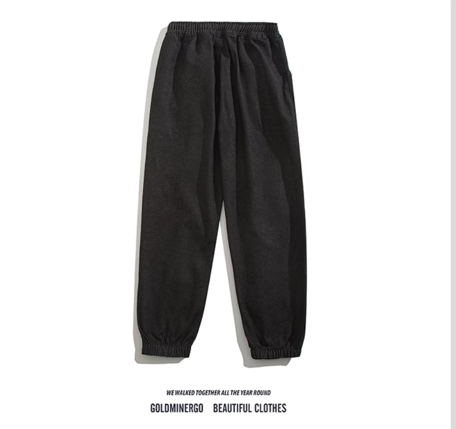 Trendy High end Rascal Handsome Street Explosion Micro Pull Pants