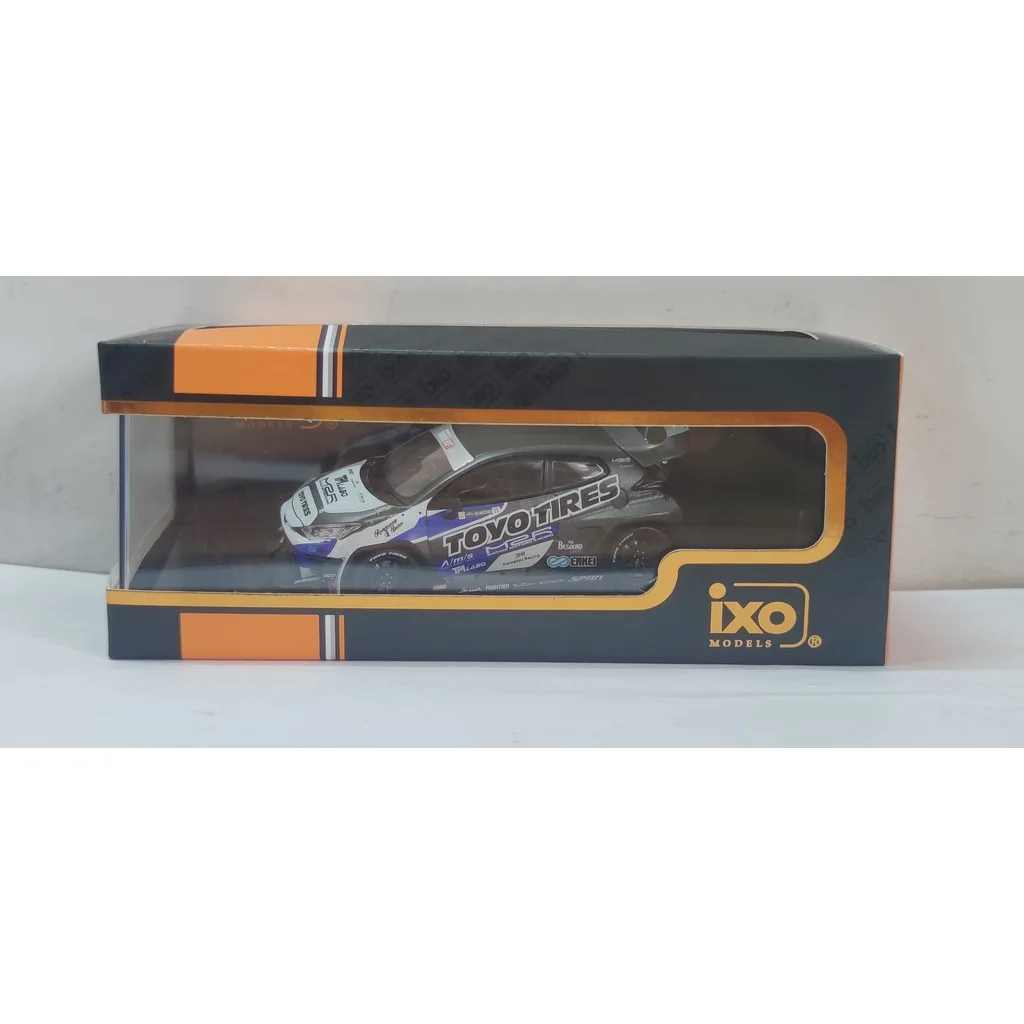 

Diecast 1:43 Scale IXO Toyota Yaris Gr Pandem Toyo Tires 2022 Toyota Yaris Alloy Car Model Collectible Toy Gift Souvenir Display