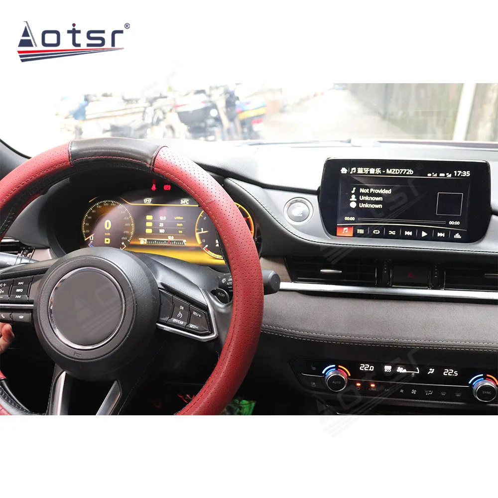 The Newest Digital Cluster Odometer Screen For Mazda 6/3 Atenza/CX-5 2017-2021 LCD Player Dashboard Speed Meter Car Accessories