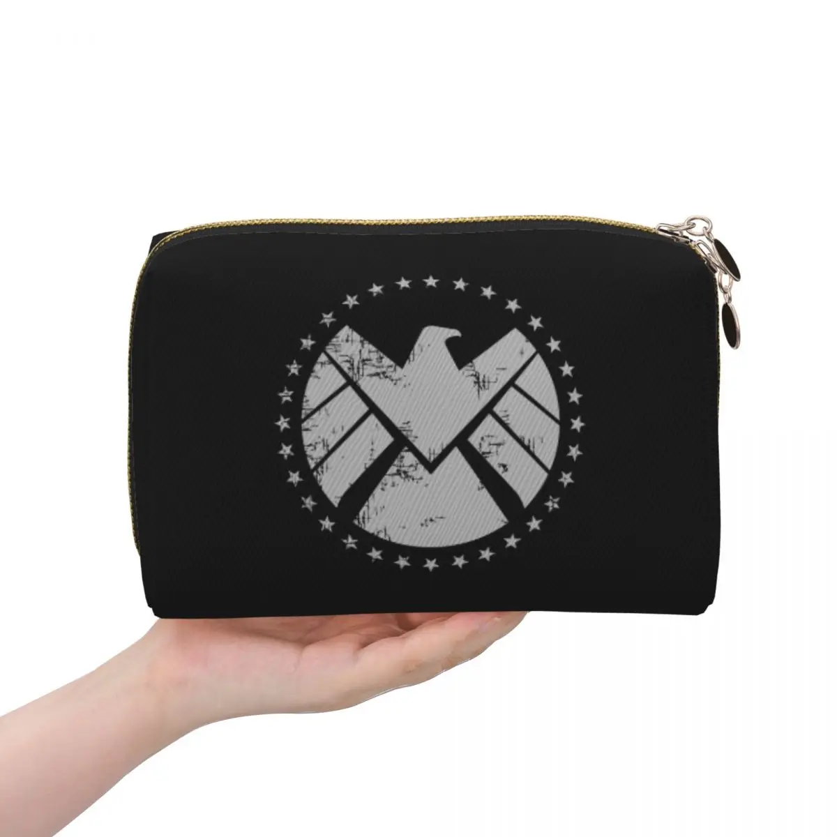 

Shield Agent Training Women Cosmetic Bag Travel Makeup Organizer Pouch Toiletry Storage Dopp Kit Box