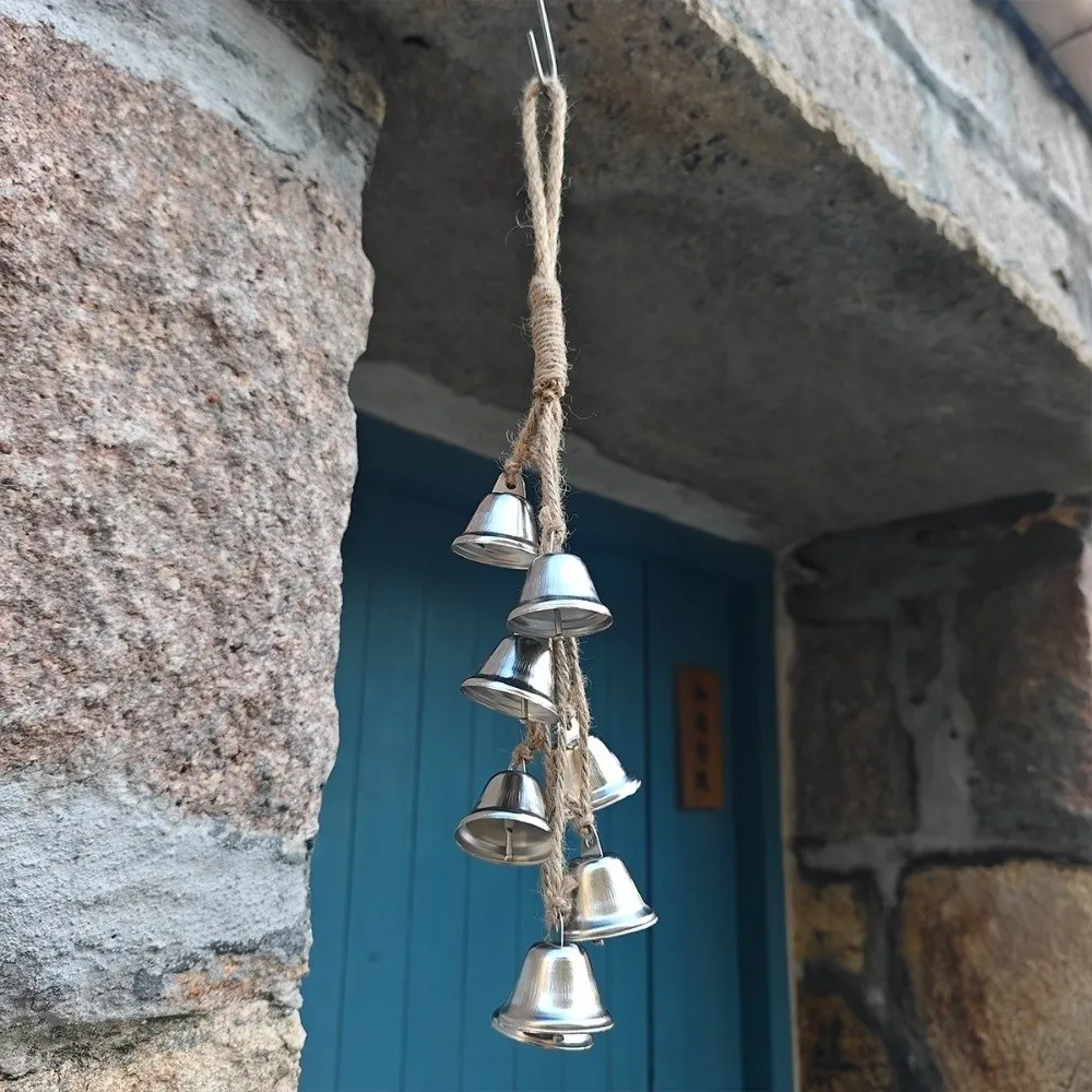 Protection Vintage Witch Bells Bronze Retro Metal Bell Pendant Butterfly Decor Soft Chime Wind Chime Bell Window Hanging