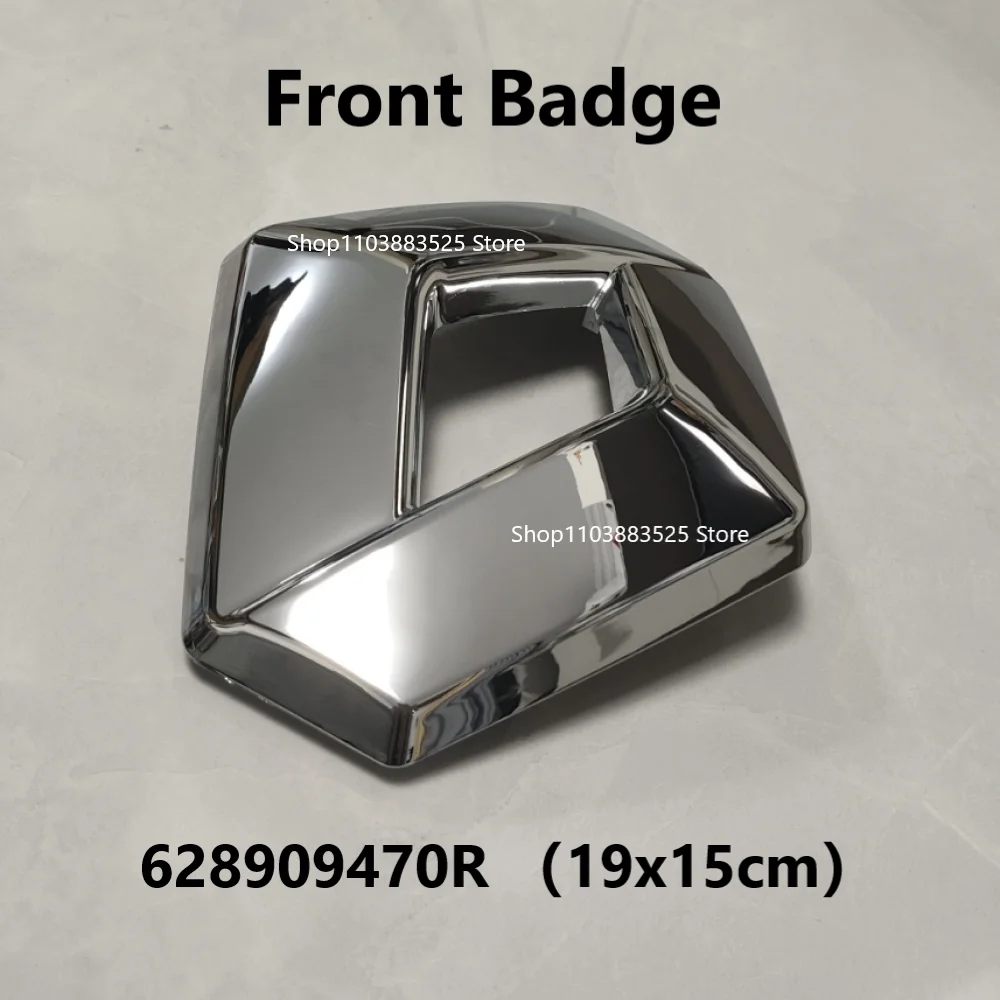 

19x15cm Silver OEM 628909470R Car Front Emblem Badge for Renault Megane Captur Clio 4 MK4 Fluence Badge Accessories