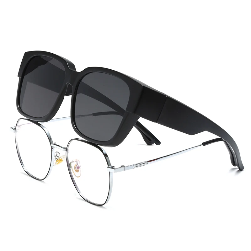 Polarisierte Fahrrad-Sonnenbrille für Damen und Herren, Vintage Outdoor-Reisebrille mit Nachtsicht, Modische Sportbrille für Frauen