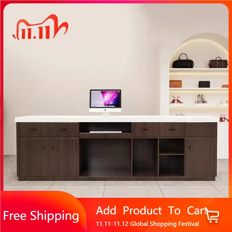 

Стойки регистрации с итальянским дисплеем, касса для красоты, стойка регистрации, современная Mostrador Clinic Empfangtheke, модная мебель