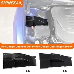 SHINEKA-ABS車のフロントエンジンフード,ワイヤーダスト装飾カバー,ドッジチャージャー用トリム,2011 +,challer 2015,インテリアアクセサリー