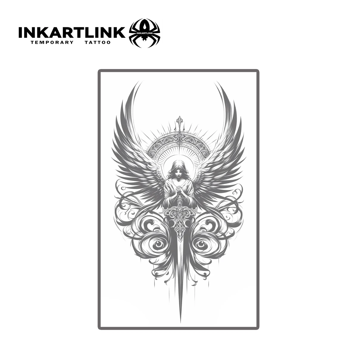 وشم مؤقت للمحارب الإلهي، آخر حتى 15 يومًا، ملصق سحري شبه دائم مقاوم للماء بتقنية جديدة #3