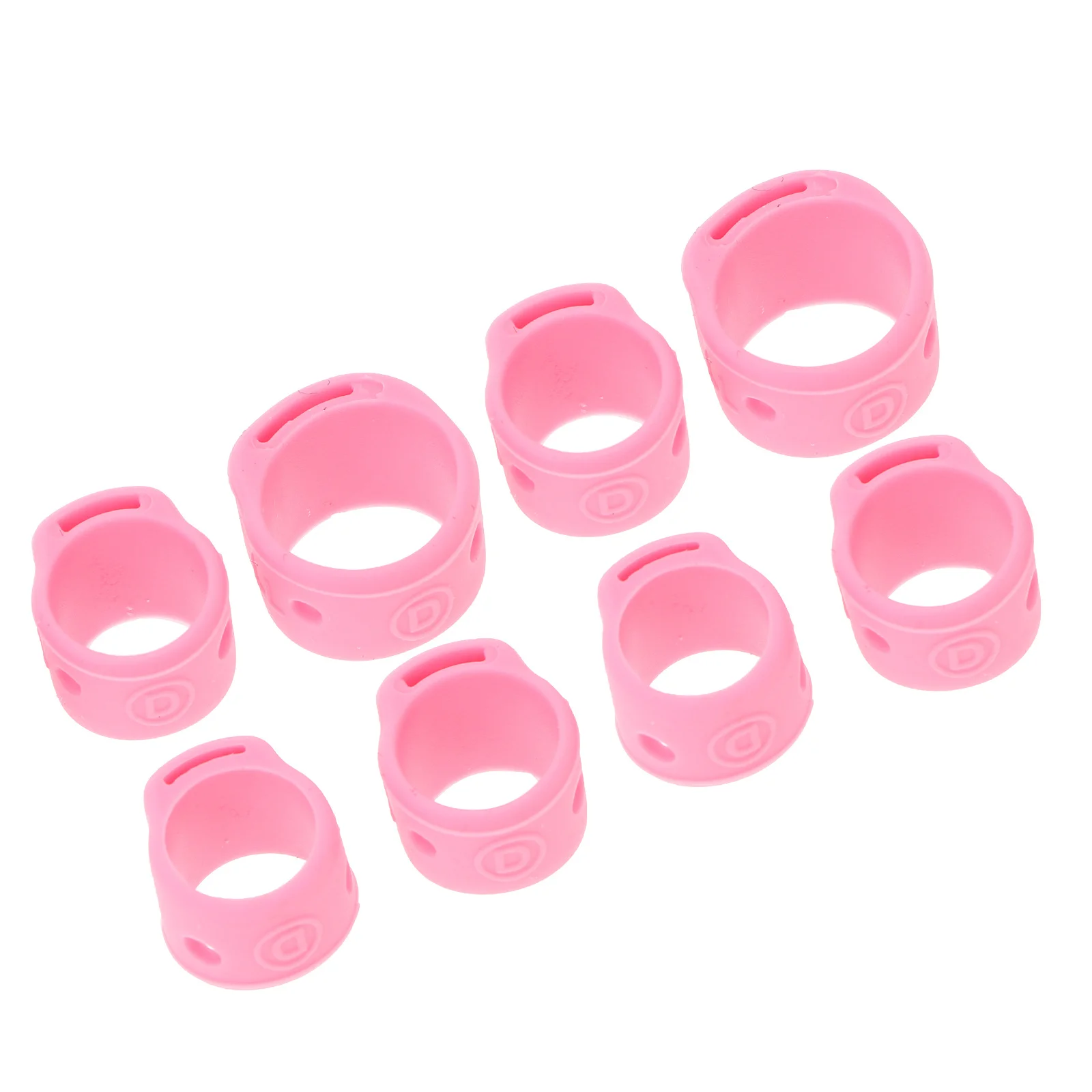 

8 Pcs Instrument Silicone Nail Cover Covers Protectors Guzheng Protection