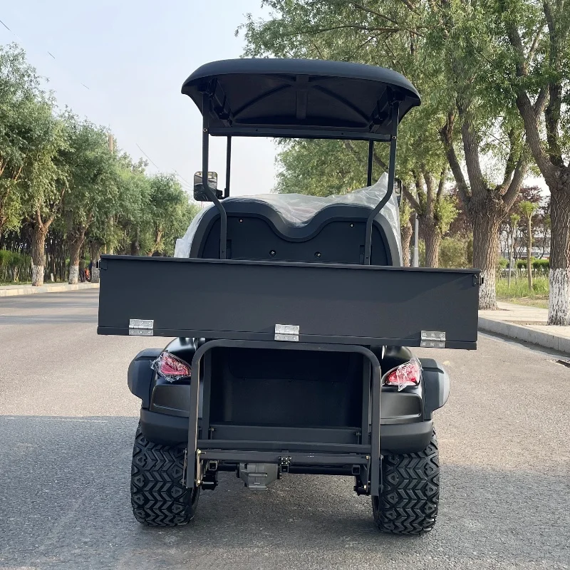 

Горячая продажа 60 В электрическая 2 + 2-местная уличная тележка для гольфа 4-местный самокат для пассажирского клуба для продажи в США и Канаде