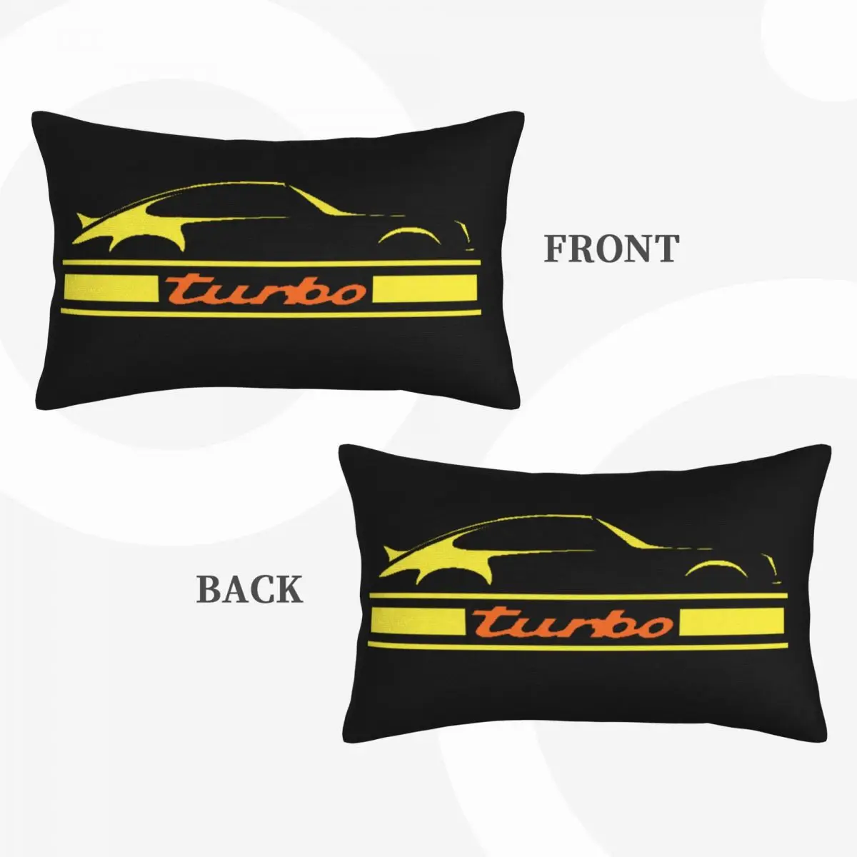 Turbo 911 Rectangle Pillowcase Cushion Cover Decor Bedroom Bed Home Comfort Throw Pillow