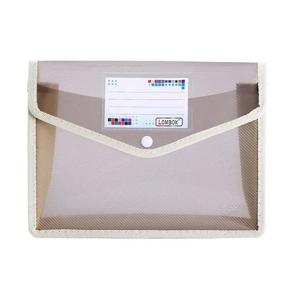

Transparent Office School Supplies Data Pocket Water proof Organ File Bag File Folder Document Organizers Paper Storage Bag