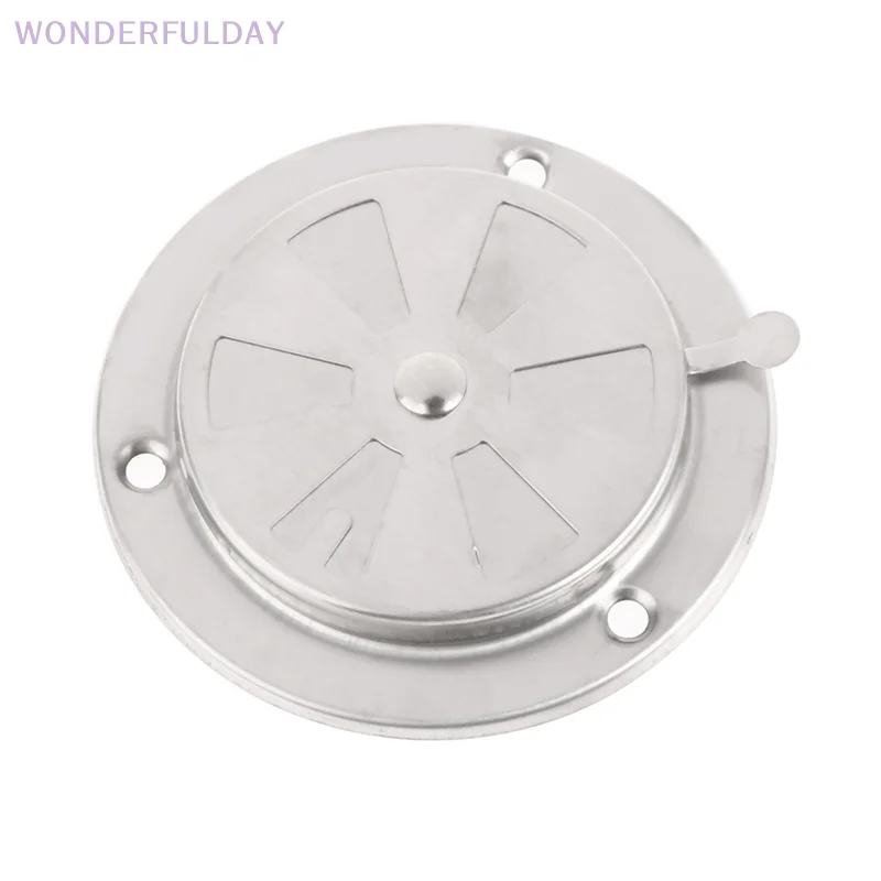 New 95/125mm Adjustable Air Vent Grille Round Ducting Ventilation Grilles Cover BBQ Grill Smoker Exhaust Vent Stove