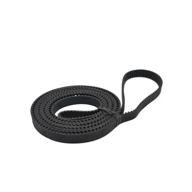 S2M 240 Synchronous Belt S2M-10 Closed-loop Rubber Timing Belts Width 10mm 8mm 6mm STD Black Timing Belt Length 240mm