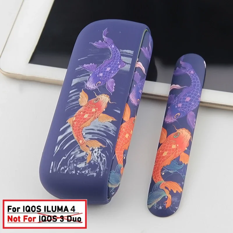 Fahion Print Many Categories Silicone Cover for IQOS ILUMAi Replaceable E Smoking Case for ICOS ILUMAi Accessories
