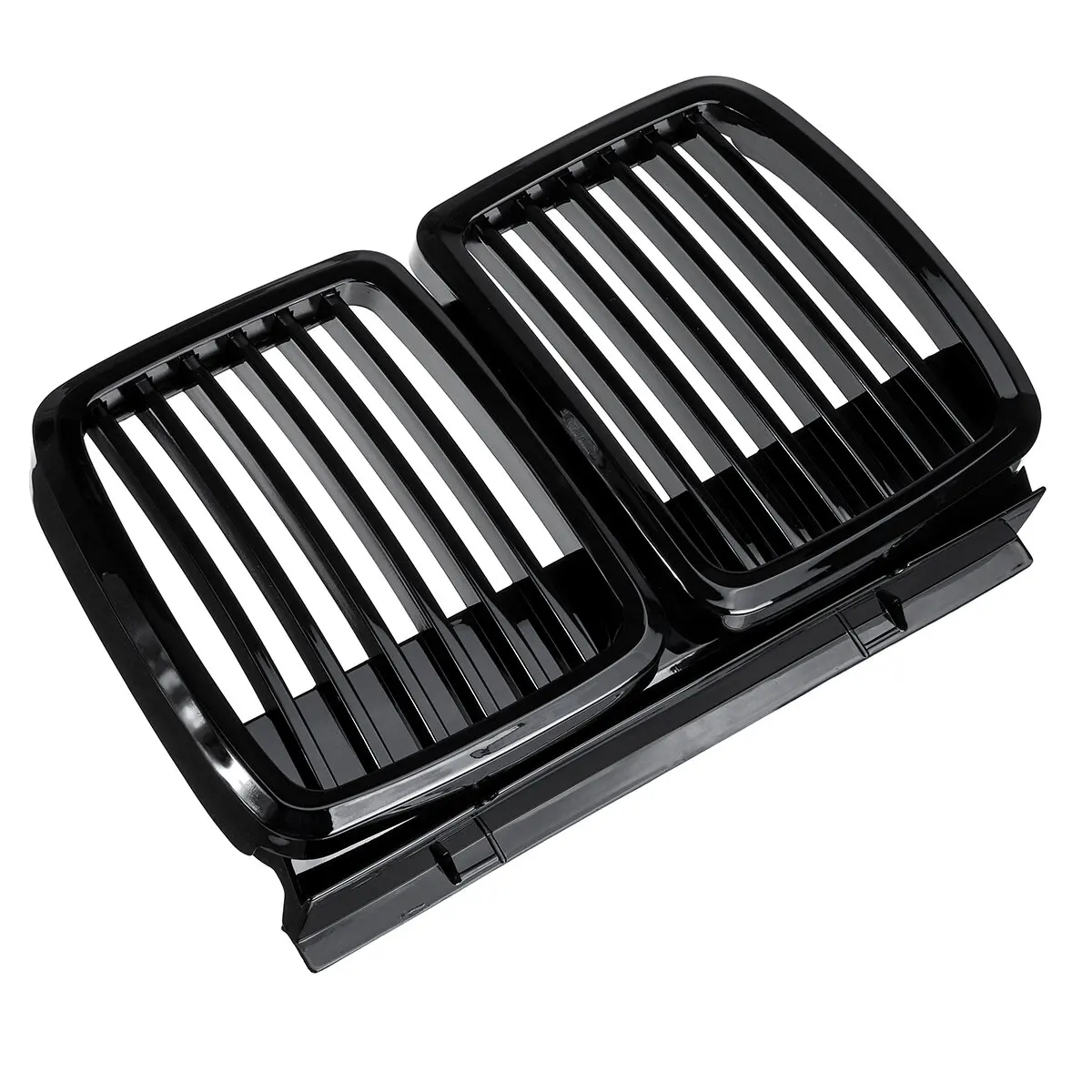 Glossy Black Front Kidney Grill Car Grille Metal Grid For BMW 3 Series E30 Cabrio Coupe 1982-1994