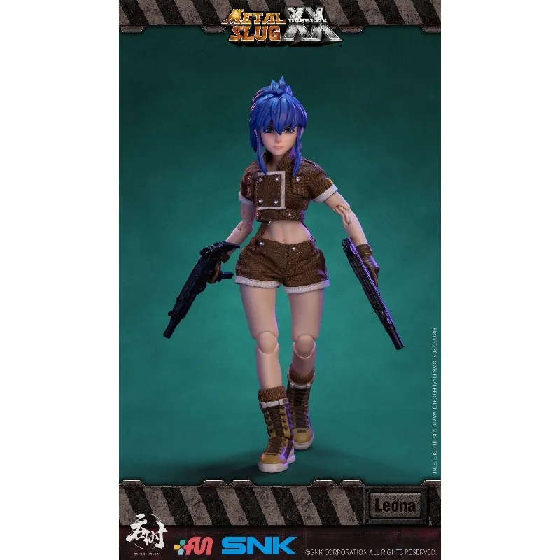 In Stock Tunshi Studio 1/12 Metal Slug KOF Figure Clark Ralf Leona Hyakutaro SNK Licensed Game Collectible Model Toy - view 4