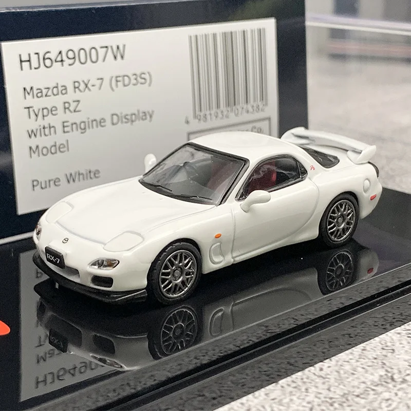Hobby 1:64 Mazda RX7 FD3S Type RZ Alloy Car Model Diecasts & Vehicles Model Miniature Scale Model Car For Collection Gift