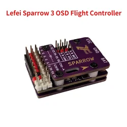 Lefei Sparrow 3 OSD Flight Controller Gyro Stabilization Return Home Support SBUS PPM IBUSP WM CRSF For RC Airplane