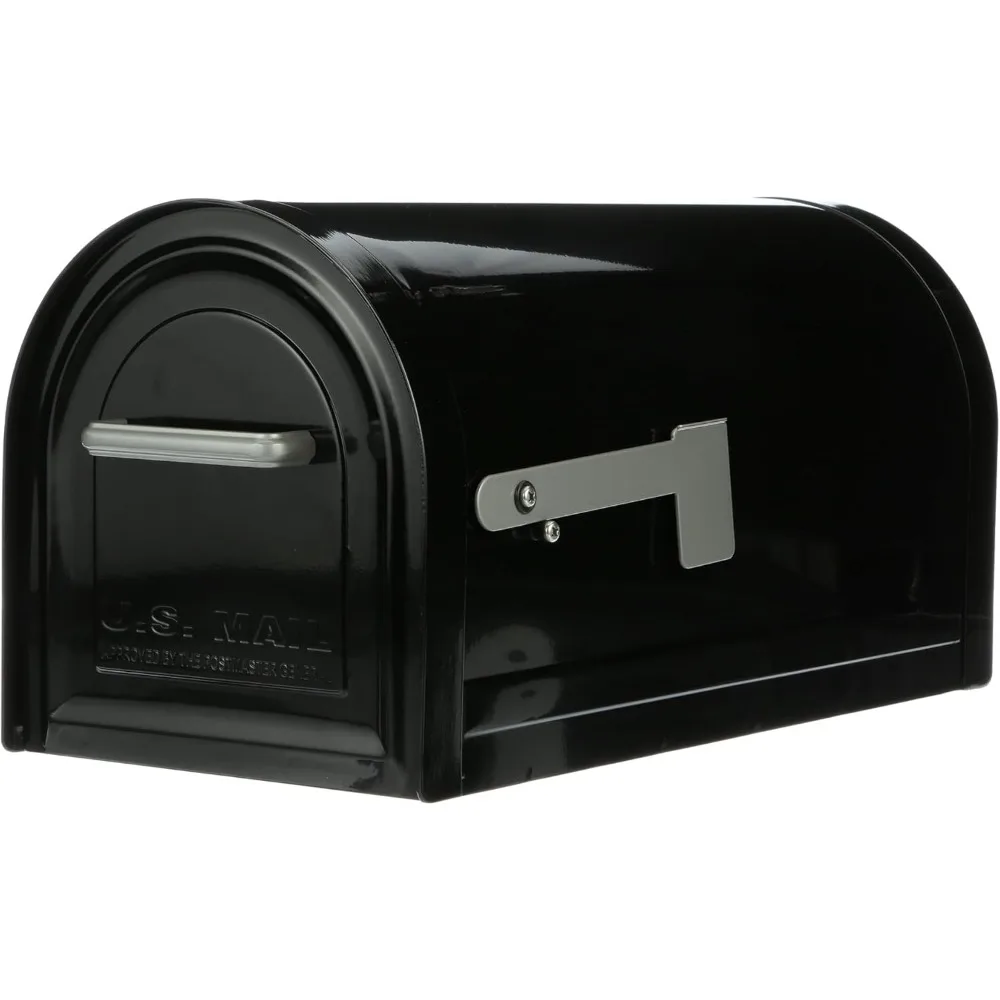 

Reliant Galvanized Steel, Locking, Post Mount Mailbox, Compatibility Code C, MB981BAM, Black, Large Capacity