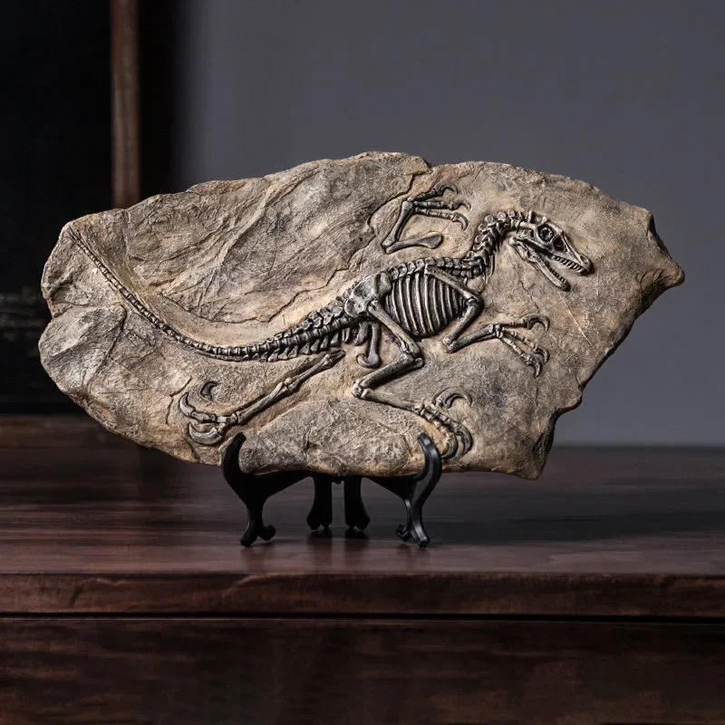 Simulated Dinosaur Fossil Model Resin Accessories Art Home Living Room Statue Decoration Items Study Office Sculpture Ornaments