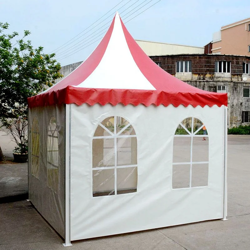 

Водонепроницаемая белая палатка для вечеринки, свадебная палатка-пагода, уличный навес, тент с боковыми съемными стенами и окном