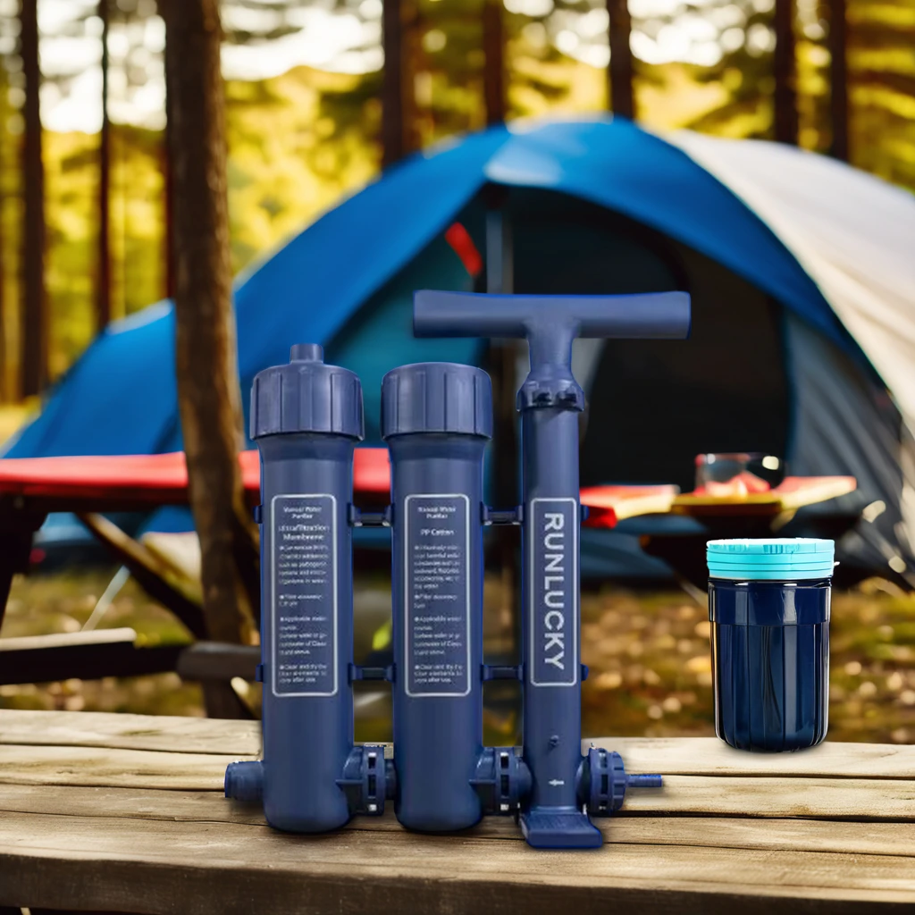 New Outdoor Emergency Manual UF Water Treatment Filter Purification For River Water For Hiking
