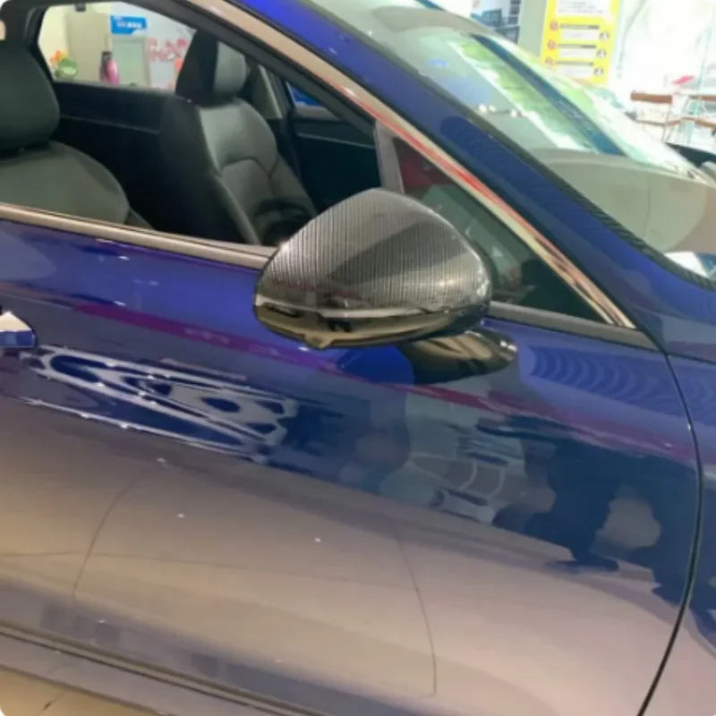 For KIA K5 Optima 2020 -2023 Body Side Door Rearview Mirror Rear View Cover Cap Sticker Trim ABS Auto Parts Car Accessories