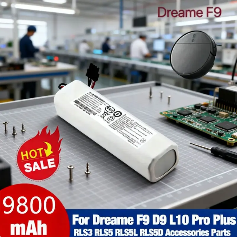 Professioneller P2008-4S2P-MMBK Dream Roboter-Staubsauger D9 F9 L10 L10 Pro 14,4V 12800mAh Lithium-Ionen-Akku 4INR19/66-2