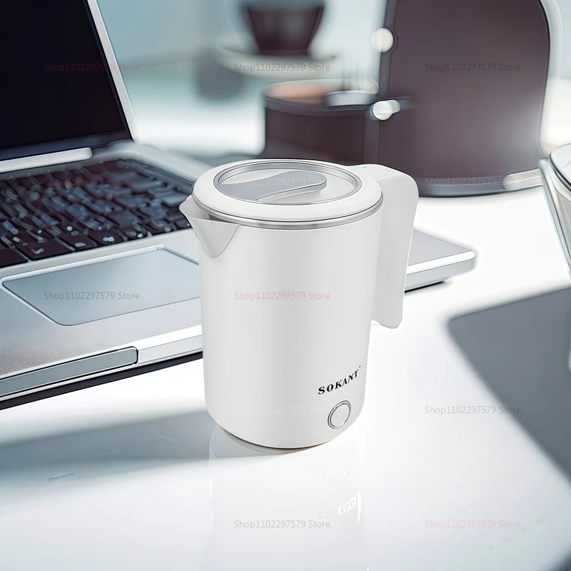 السفر غلاية كهربائية الشاي القهوة 500 مللي الفولاذ المقاوم للصدأ غلاية مياه محمولة وعاء للفندق الأسرة السفر المطبخ غلاية ذكية