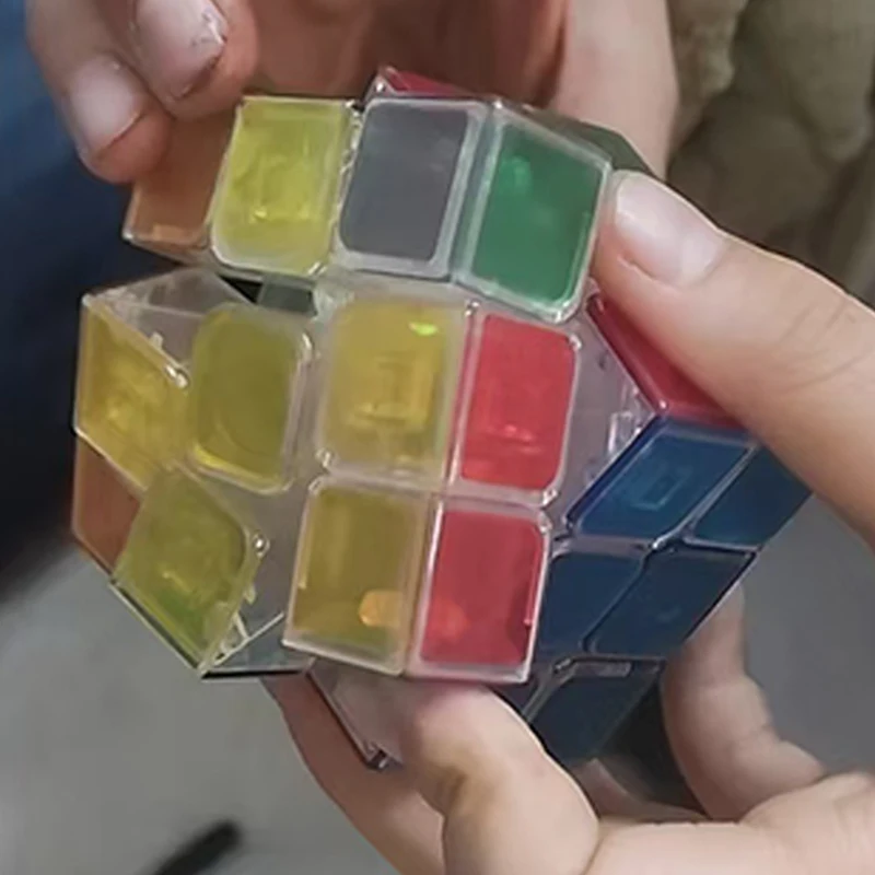مكعب شفاف 3x3x3 سريع التحول ألعاب تعليمية دعابة الدماغ للأطفال بنين بنات Cubo Mágico Куبيك روبيك