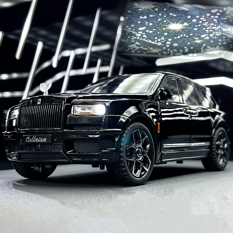 1/20 Rolls Royce SUV Cullinan Mansory Alloy Luxy Car Model Diecasts Metal Toy Car Vehicles Model Sound and Light Childrens Gift