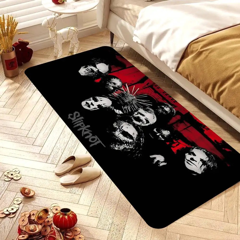 Fts Slipknots Heavy Metal Band Room Mats Retro Multiple Choice Living Room Kitchen Rug Non-Slip Welcome Rug