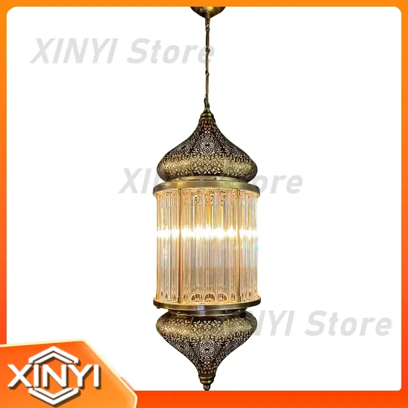for Turkish Handmade Crystal Glass Moroccan Design Chandelier Arabic Hanging Lamp Decoration From Turkey Original